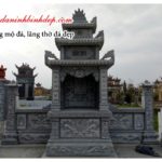 Địa chỉ làm lăng mộ đá đẹp NB 09