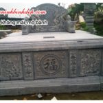Mẫu mộ không mái đá đẹp NB 43