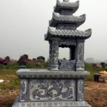 Mẫu mộ đá ba mái đẹp NB 19