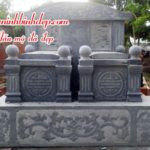 Mộ đá đôi đẹp NB 02