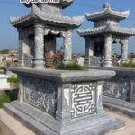 mẫu mộ đá khối đẹp NB 17