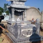 xây dựng mộ đá hai mái NB 23