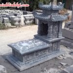 mẫu lăng mộ đá đẹp hai mái NB 25