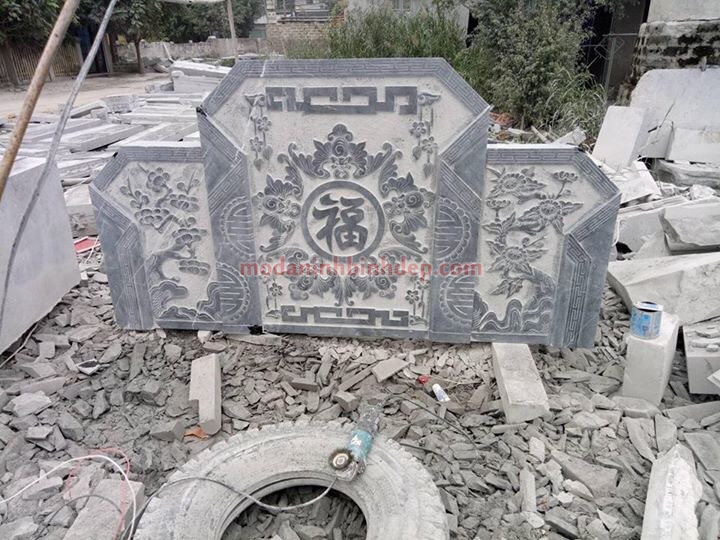 bình phong bằng đá cao cấp