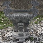 Lư hương bằng đá nguyên khối NB 04