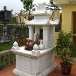 Mộ bằng đá trắng NB 05