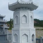 Mẫu mộ tháp bằng đá NB 08