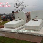 Mẫu mộ đá trắng đẹp RMD-23