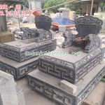 Mẫu mộ đá không mái đơn giản RMD-30