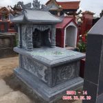 Mẫu mộ đá một mái RMD1-14
