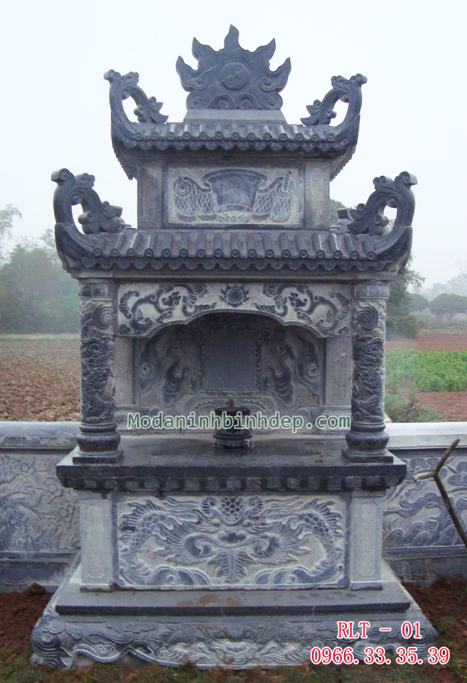 Mẫu lăng thờ đá đẹp