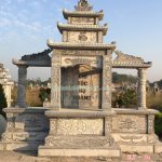 Mẫu lăng thờ đá xanh RLT-04