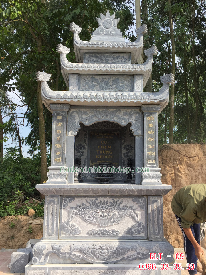 Mẫu lăng thờ đá đẹp