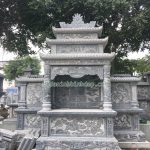 Mẫu lăng thờ chung bằng đá RLT-22