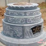 Mẫu mộ tròn bằng đá RMT-09