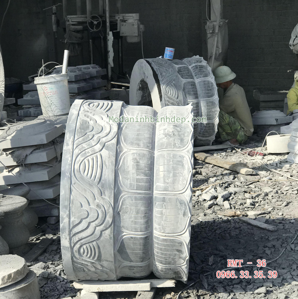 Mẫu mộ tròn bằng đá đẹp