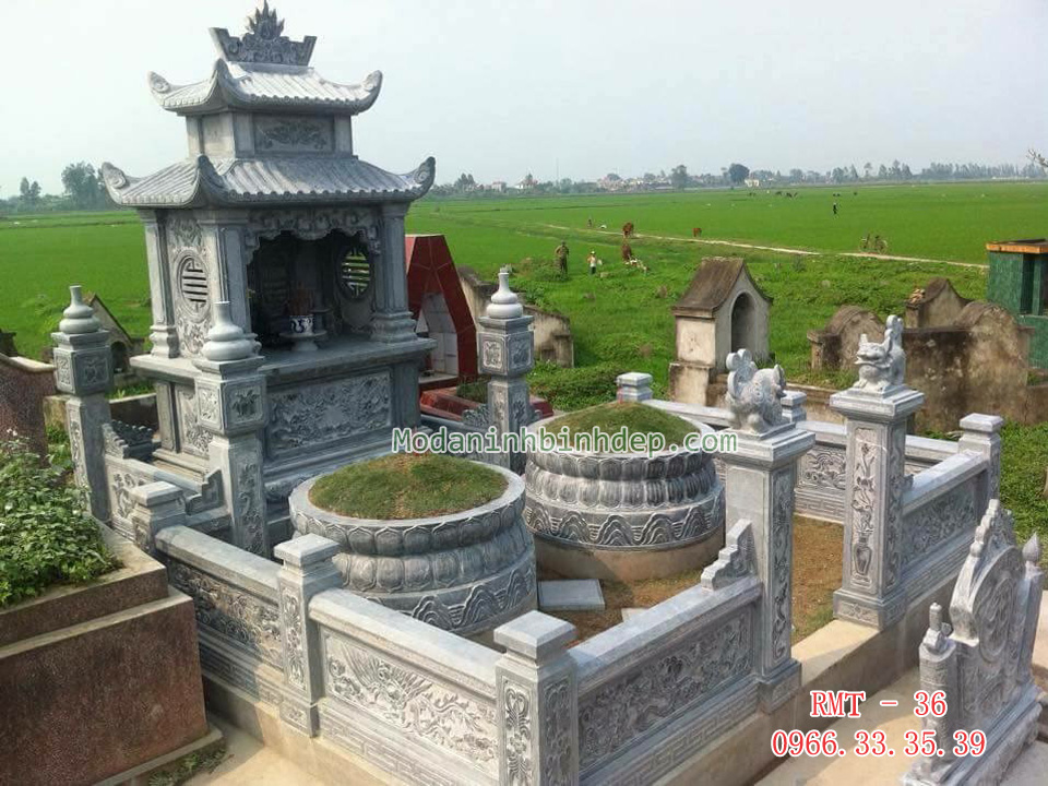 Mẫu mộ tròn bằng đá đẹp