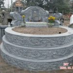 Mẫu mộ tròn bằng đá RMT-37