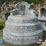 Mẫu mộ tròn bằng đá RMT-38