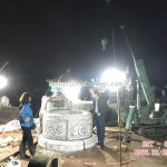 Mộ tròn đá xanh khối RMT-50