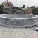 Mộ tròn đá xanh khối RMT-56