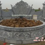 Mẫu mộ đá tròn đẹp RMT-62