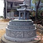 Mẫu mộ đá tròn đẹp RMT-64