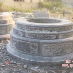 Mẫu mộ tròn bằng đá RMT-75