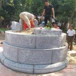 Mẫu mộ tròn bằng đá RMT-76