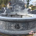 Mẫu mộ tròn bằng đá RMT-86