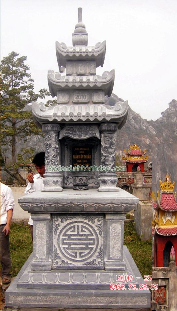 Mẫu mộ ba đao đẹp