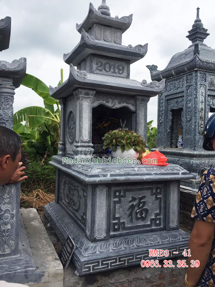 Các mẫu mộ đá ba mái đẹp