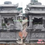 Mẫu mộ đá hai mái RMD2-15