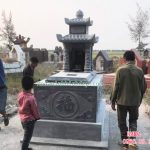 Mẫu mộ đá hai mái RMD2-54