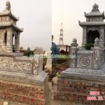Mẫu mộ đá hai mái RMD2-55