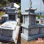 Mẫu mộ đá hai mái RMD2-61