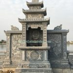 Mẫu lăng thờ đá khối RLT-33