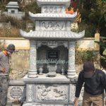 Mẫu lăng thờ đá khối RLT-34