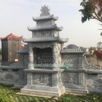 Mẫu lăng thờ đá khối RLT-39