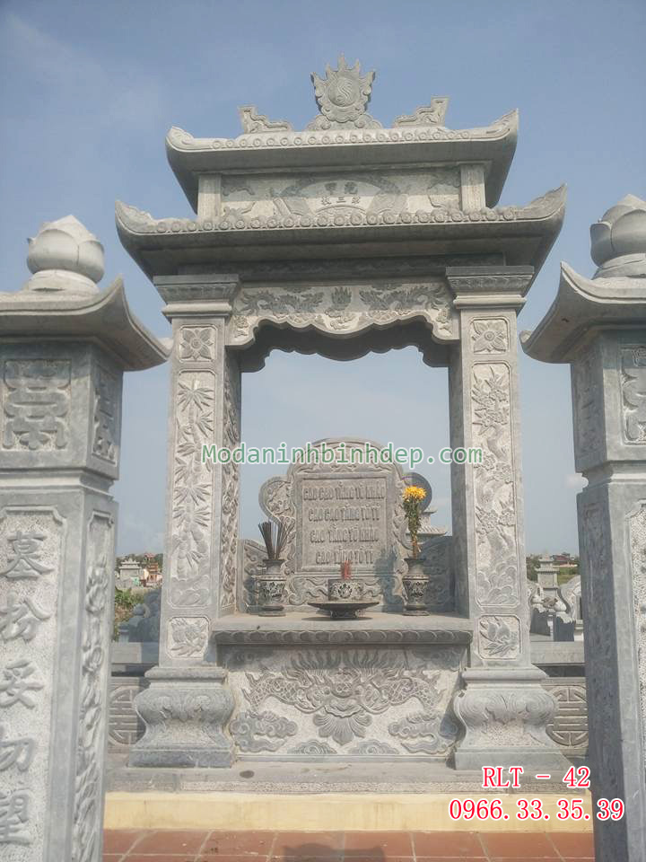 Mẫu lăng thờ bằng đá
