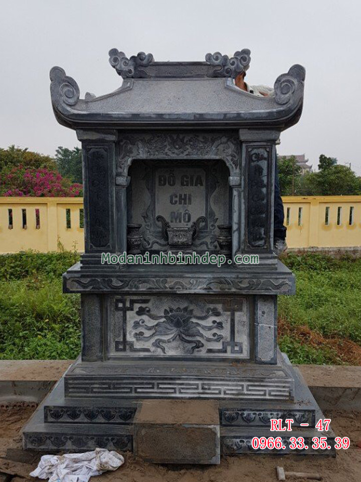 Mẫu lăng thờ bằng đá