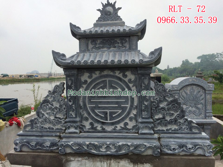 Mẫu lăng thờ chung bằng đá đẹp
