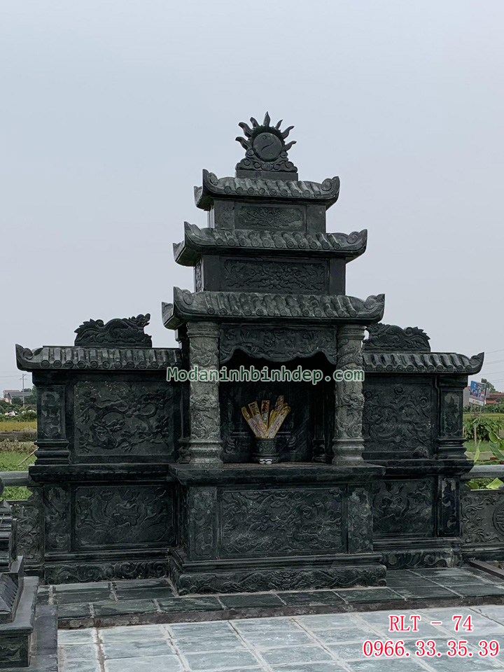 Mẫu lăng thờ chung bằng đá đẹp
