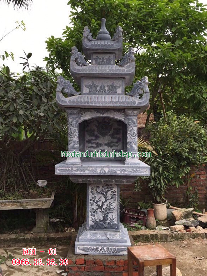 Mẫu bàn thờ thiên bằng đá
