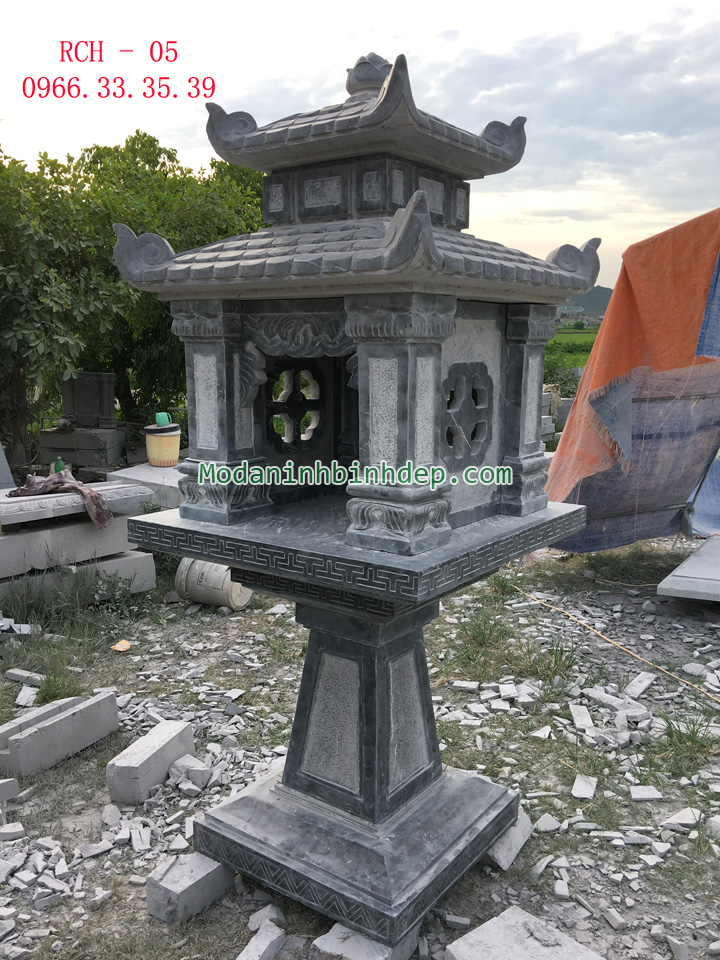 Mẫu bàn thờ thiên bằng đá