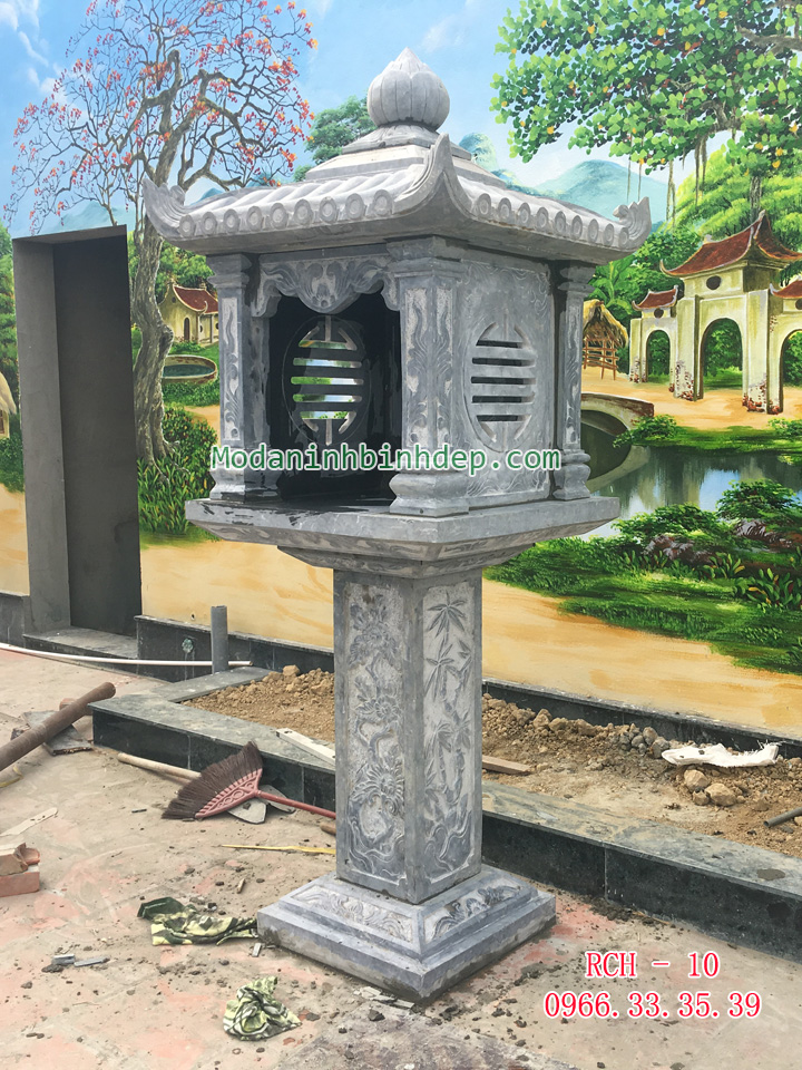 Mẫu bàn thờ thiên bằng đá