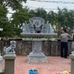 Mẫu bàn thờ thiên bằng đá RCH-35