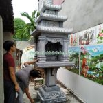 Mẫu bàn thờ ngoài trời bằng đá RCH-36